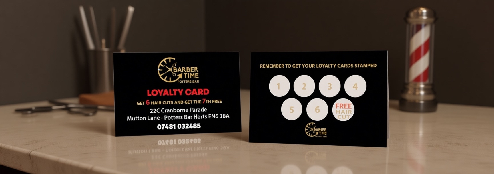 Barber Time Loyalty Card